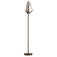 Imagin Truss Stehlampe aus dunkler Bronze