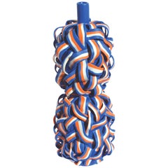Imaginary Drink Blue Stripe in Handcrafted Porcelain