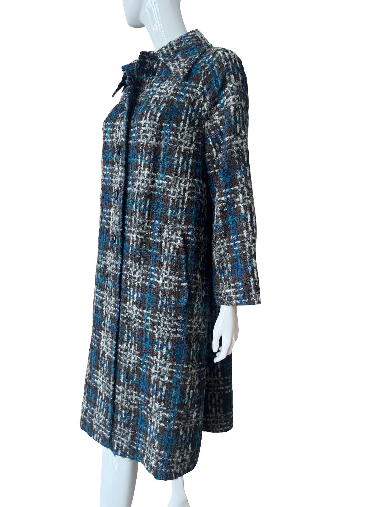I.Magnin Tweed Coat In Good Condition For Sale In Miami, FL