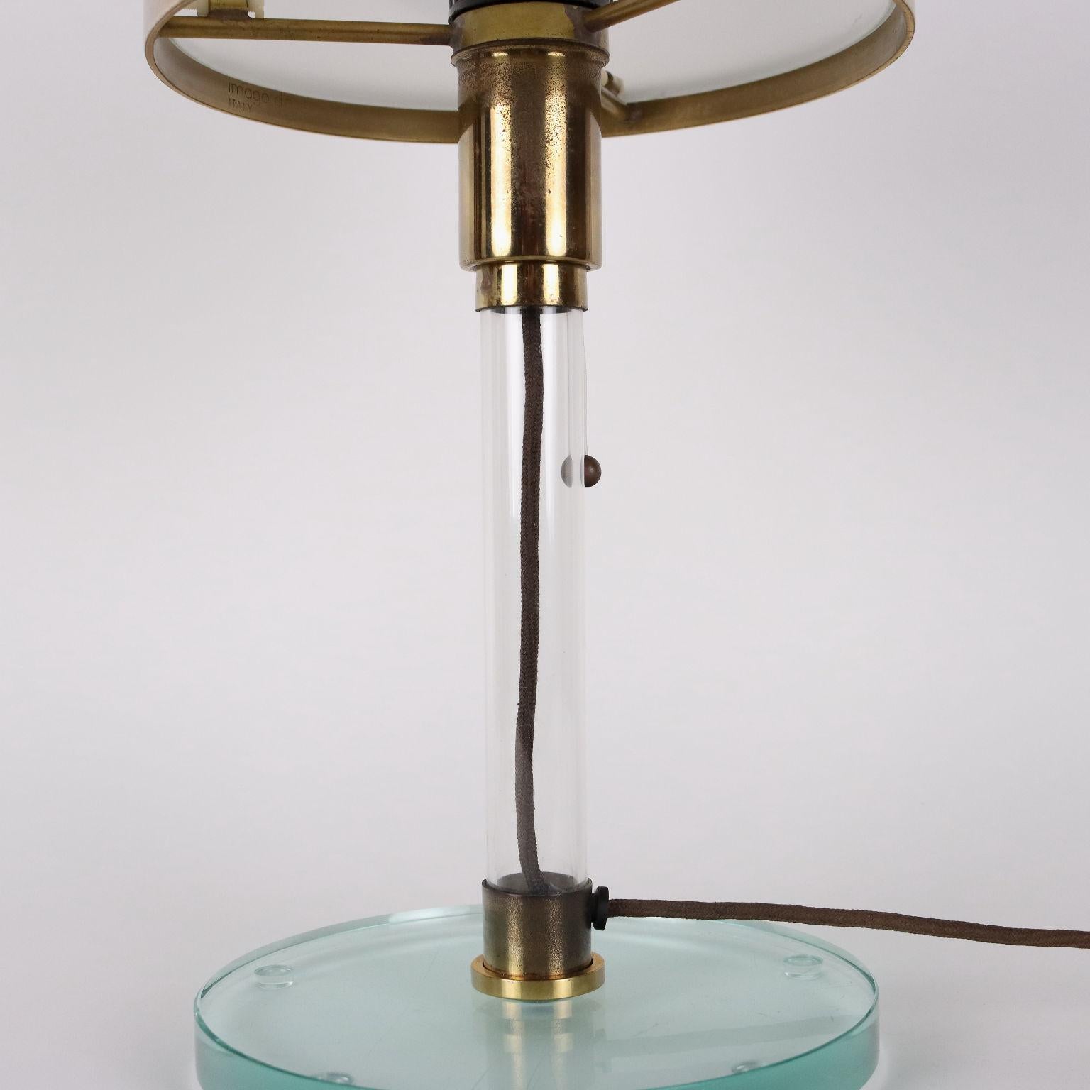 Italian Imago DP Lamp Brass, Italy, 1970s