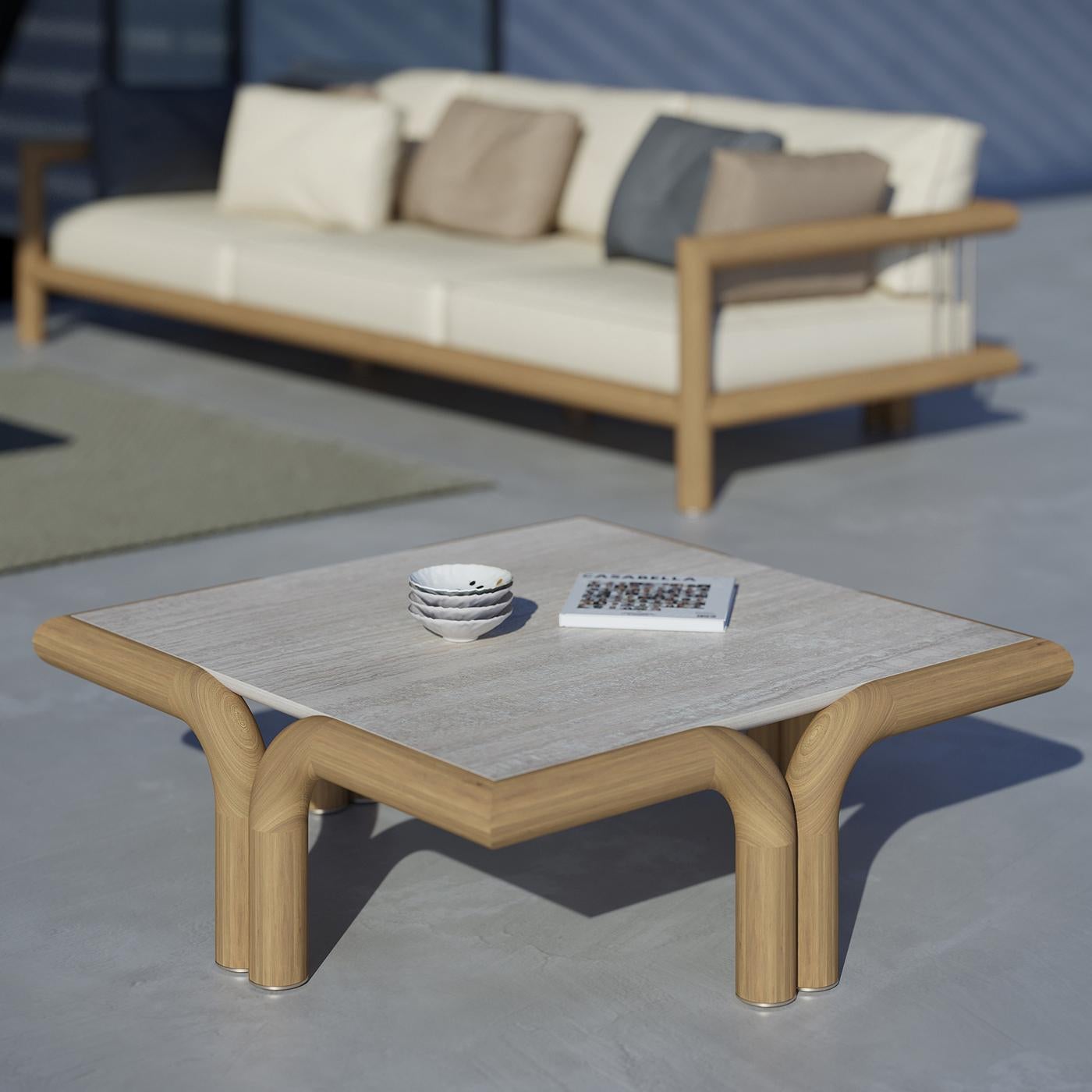 XXIe siècle et contemporain Imane Three-Seater Outdoor Sofa by Paolo Castelli en vente