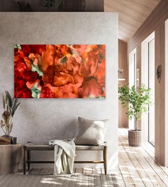 “Logic of the Flesh”-  Vibrant, Mixed Media, Abstract Fine Art Painting