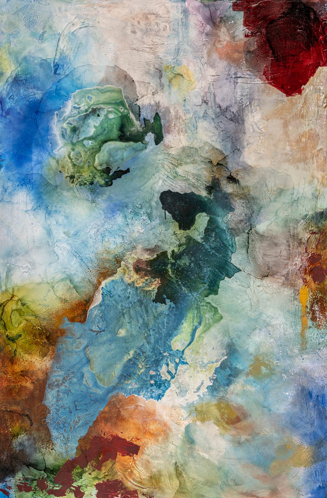 Imani Bilal Abstract Painting - The Unspent Self