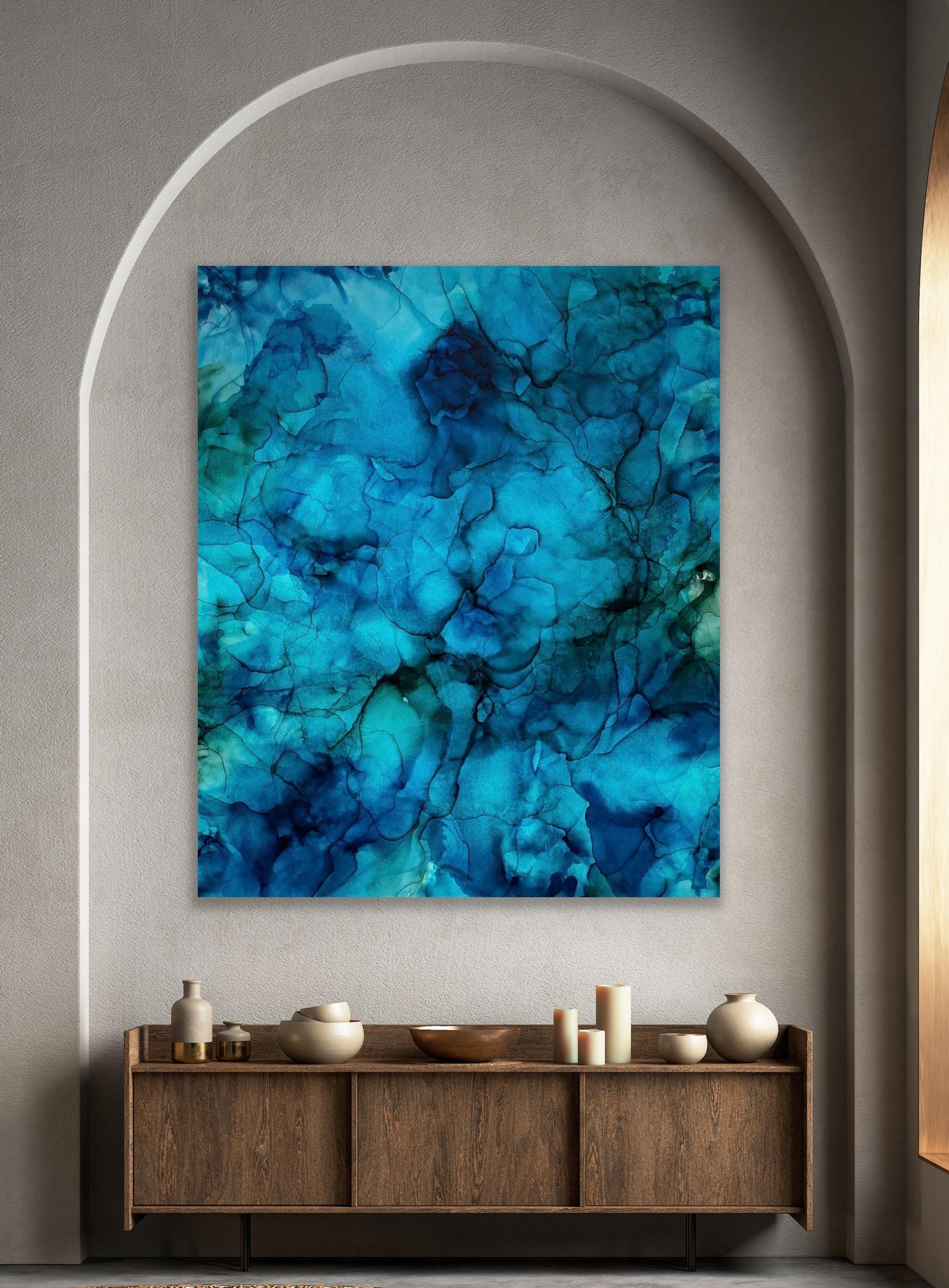 Water For Wanderers - Abstract Painting by Imani Bilal