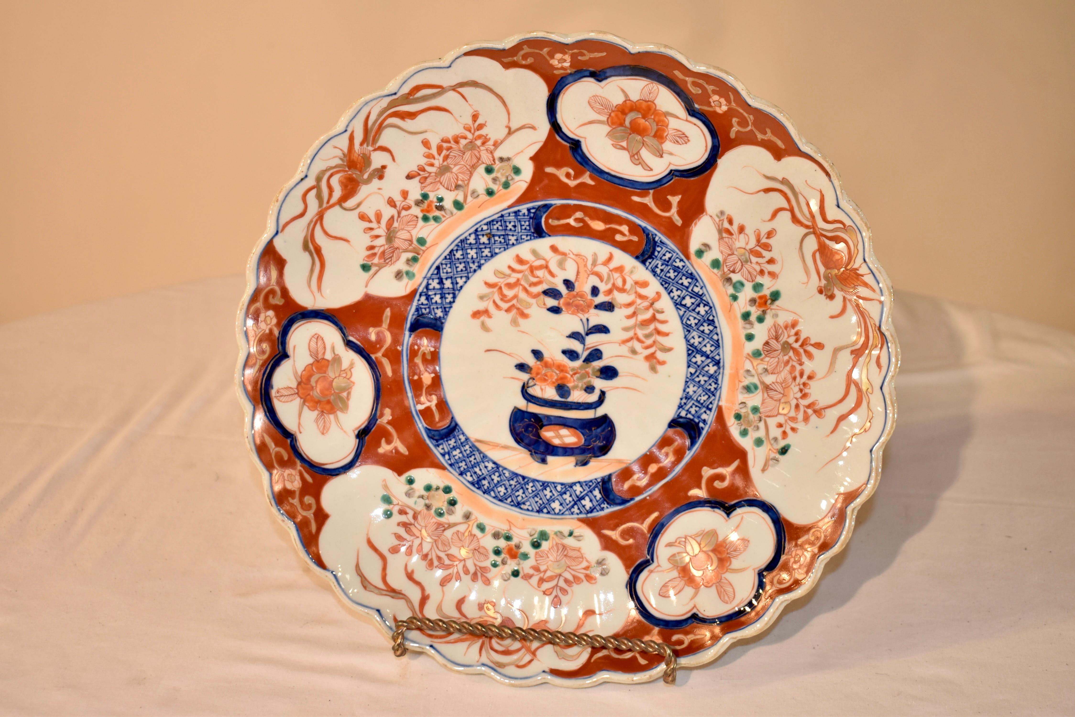 Early 20th Century Imari Charger, Circa 1900 For Sale
