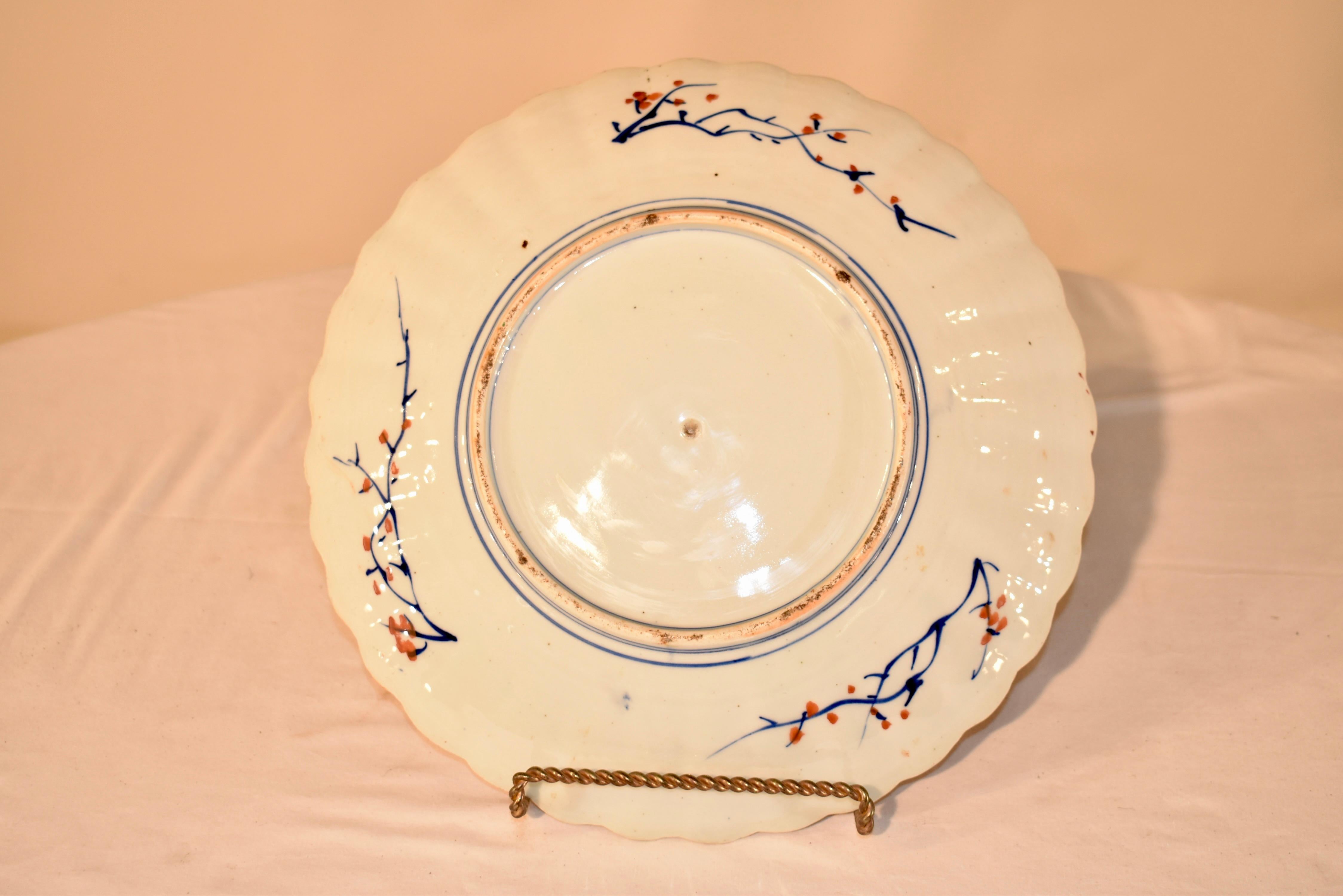 Ceramic Imari Charger, Circa 1900 For Sale