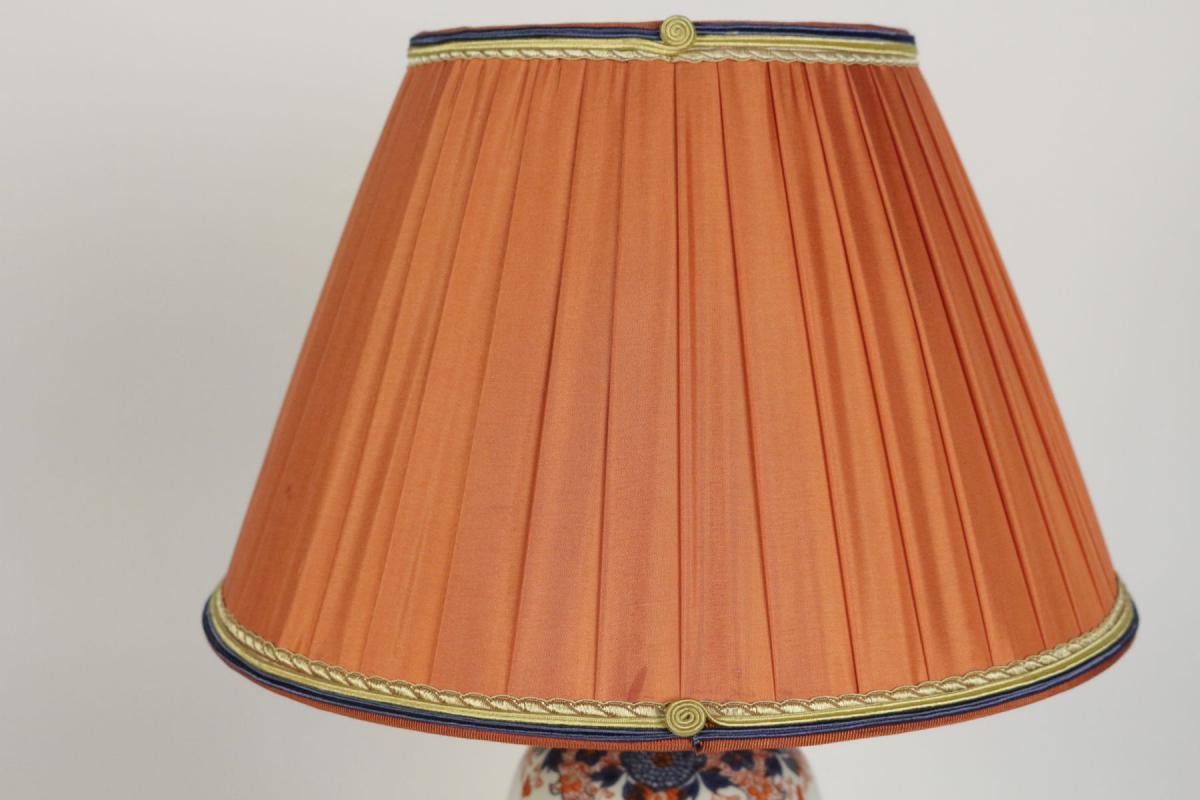Imari China Porcelain Table Lamp In Good Condition In Saint-Ouen, FR