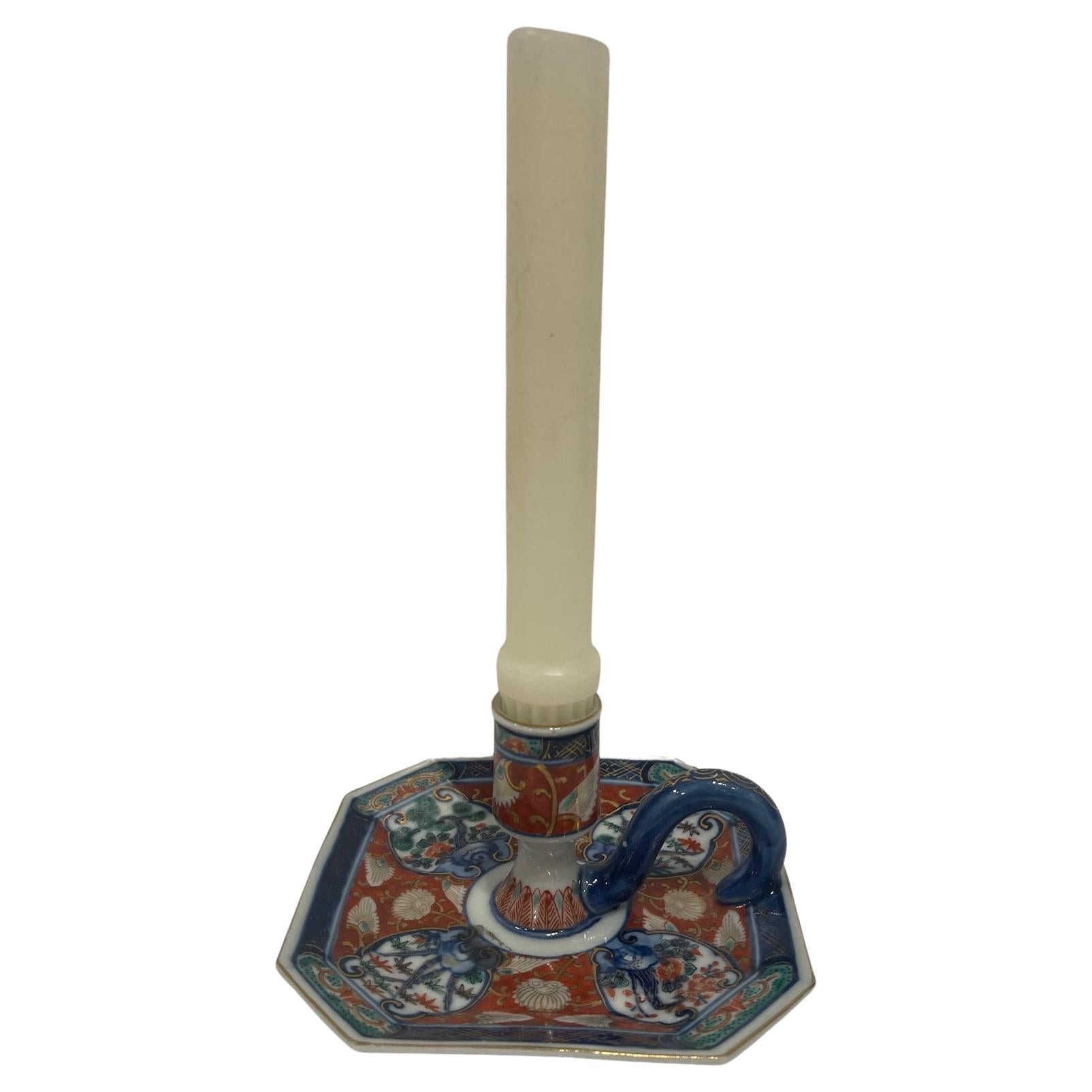 Imari Japanese Chamber Stick or Candlestick, 20th Century For Sale