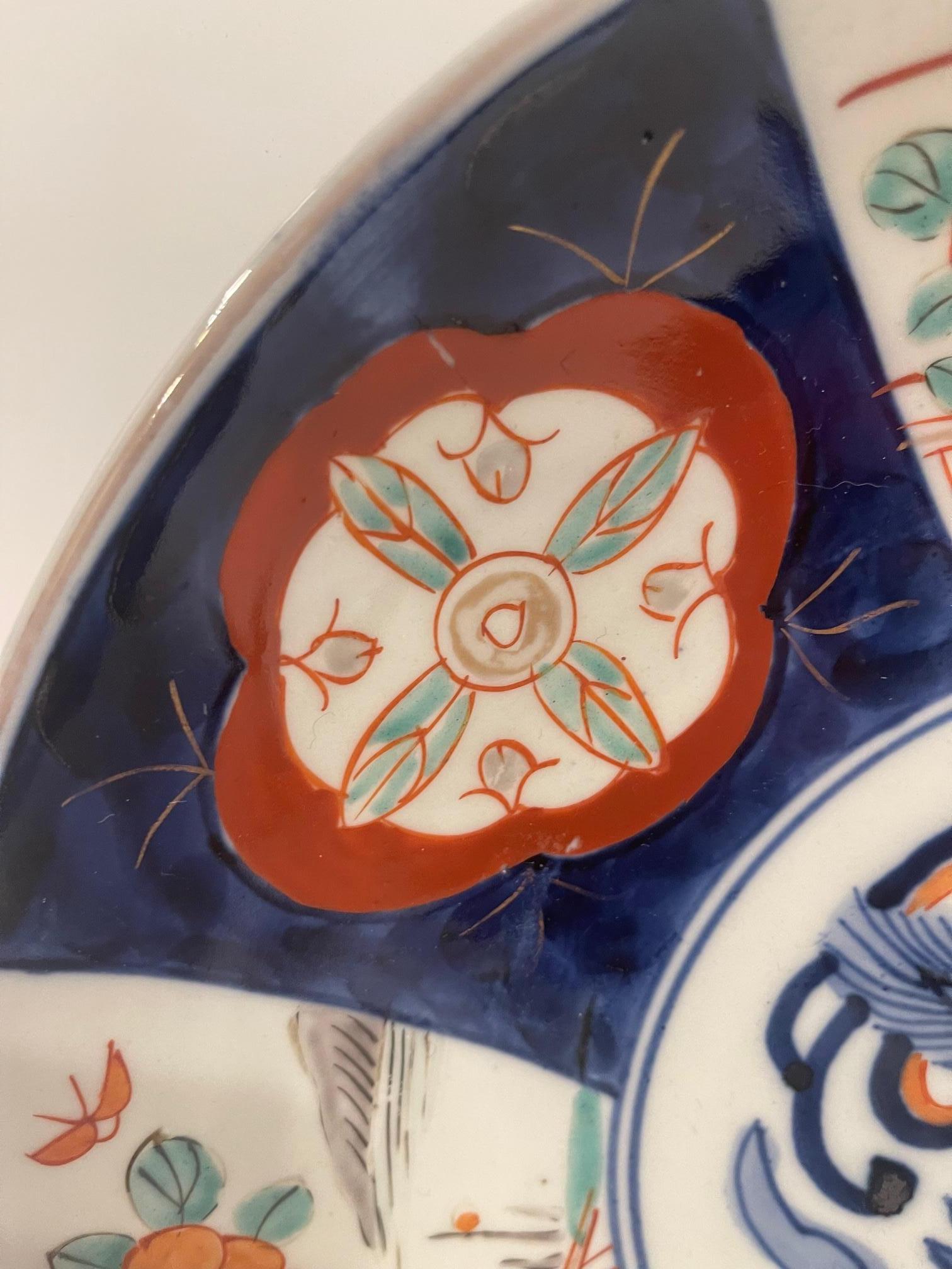 Imari Japanese Charger Porcelain Plate, 19th Century 3