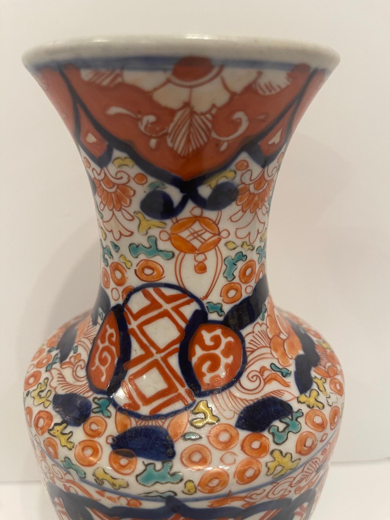 Imari Japanese Vase, 19th Century For Sale 1