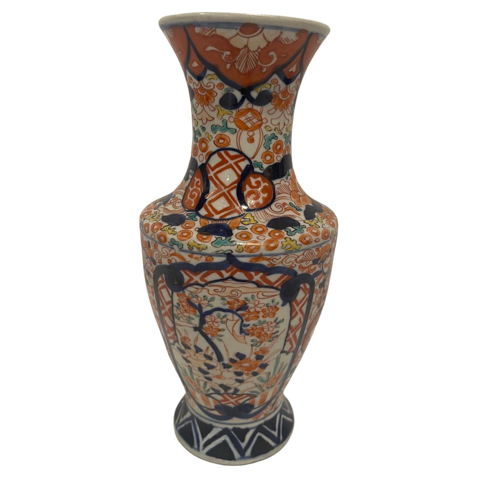 Imari Japanese Vase, 19th Century For Sale