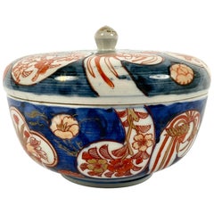 Imari Porcelain Bowl and Cover, Arita, Japan, 18th Century