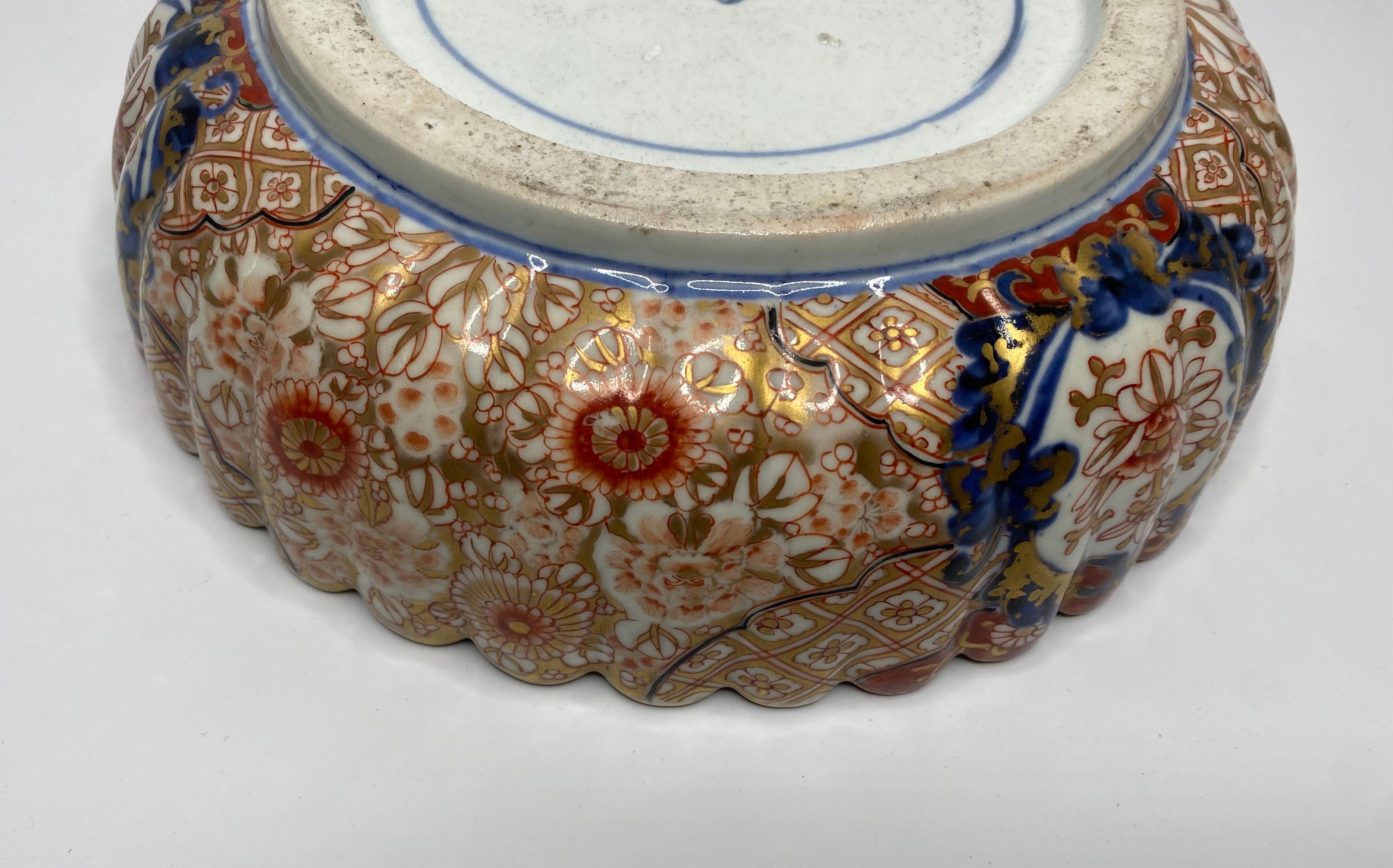 Imari Porcelain Bowl, Arita, Japan, circa 1890, Meiji Period 1