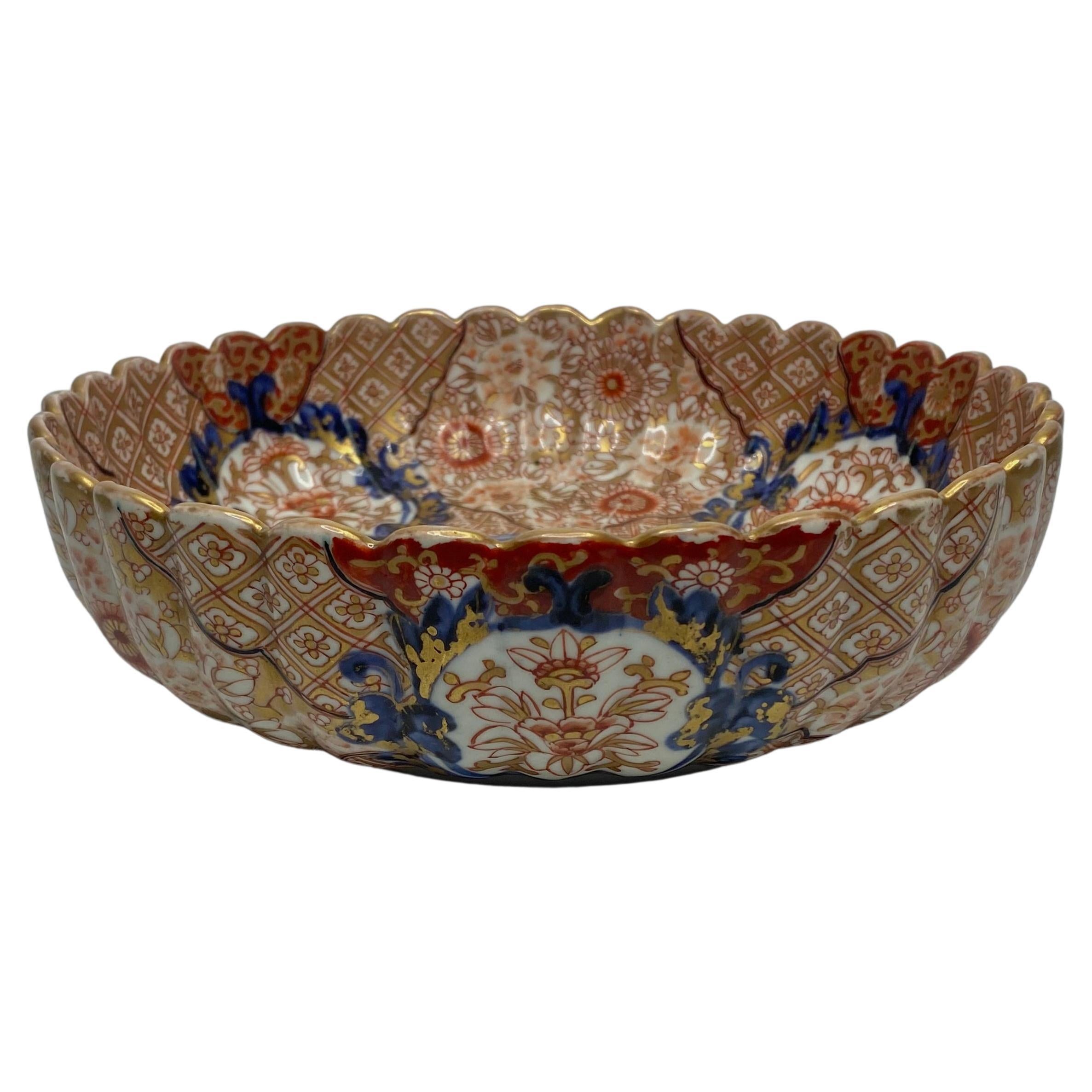 Imari Porcelain Bowl, Arita, Japan, circa 1890, Meiji Period