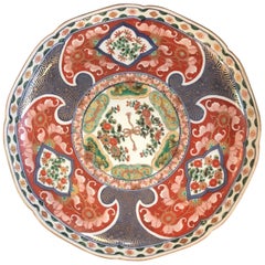 Imari Porcelain Charger Meiji Period