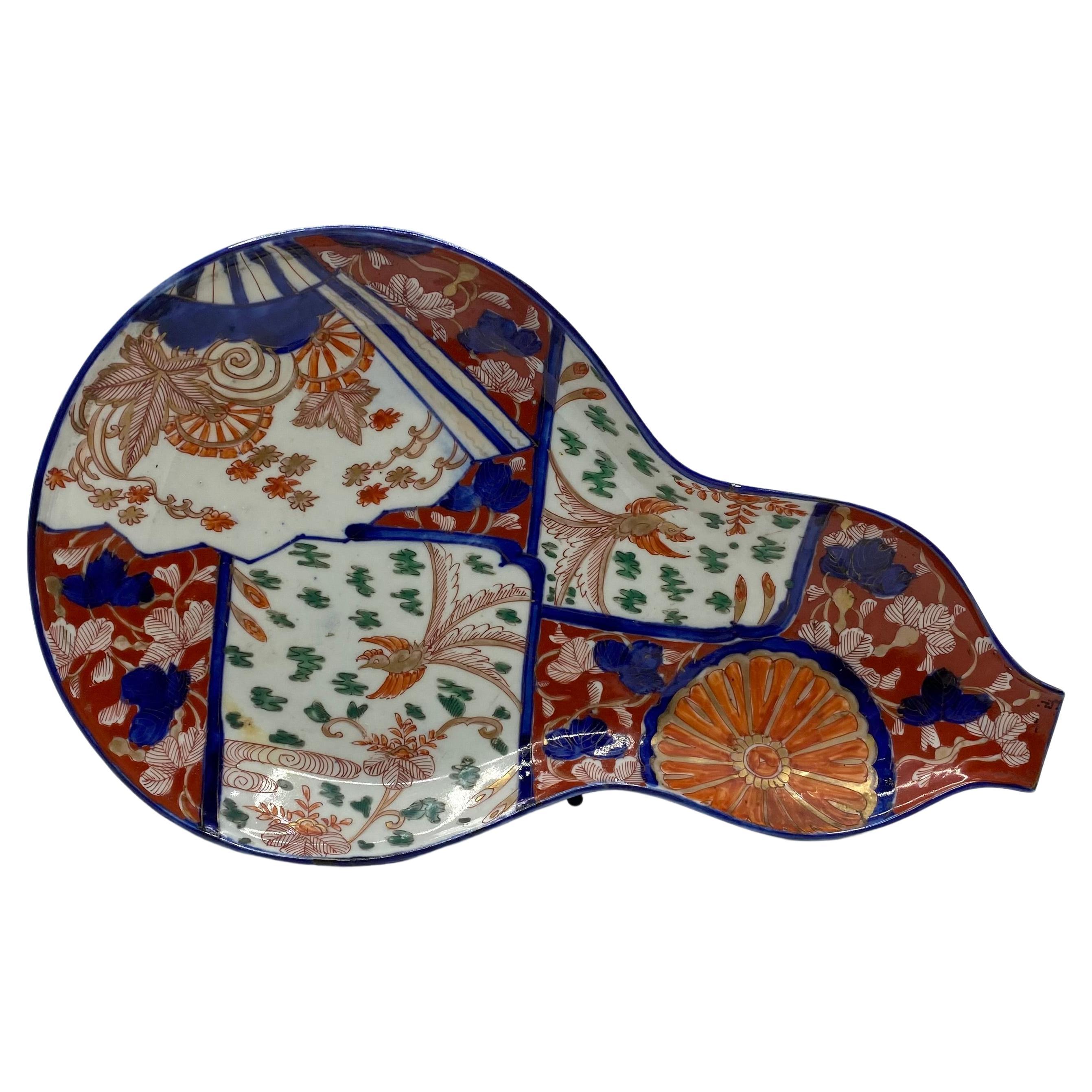 Imari porcelain gourd shape, Arita, Japan, Meiji Period. For Sale