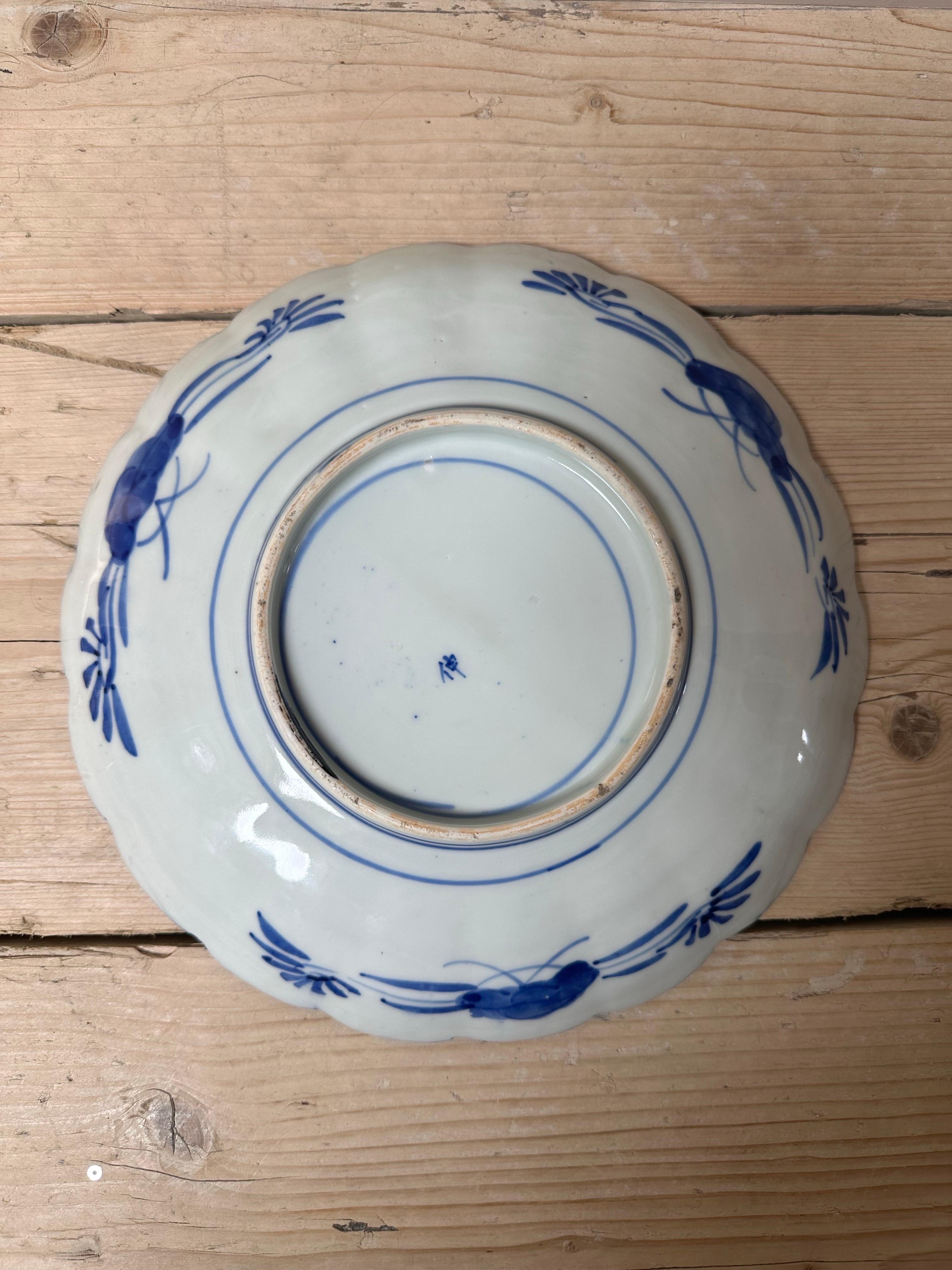 Imari Porcelain Large Plate, Edo Meiji Period, Early 18th Century For Sale 5