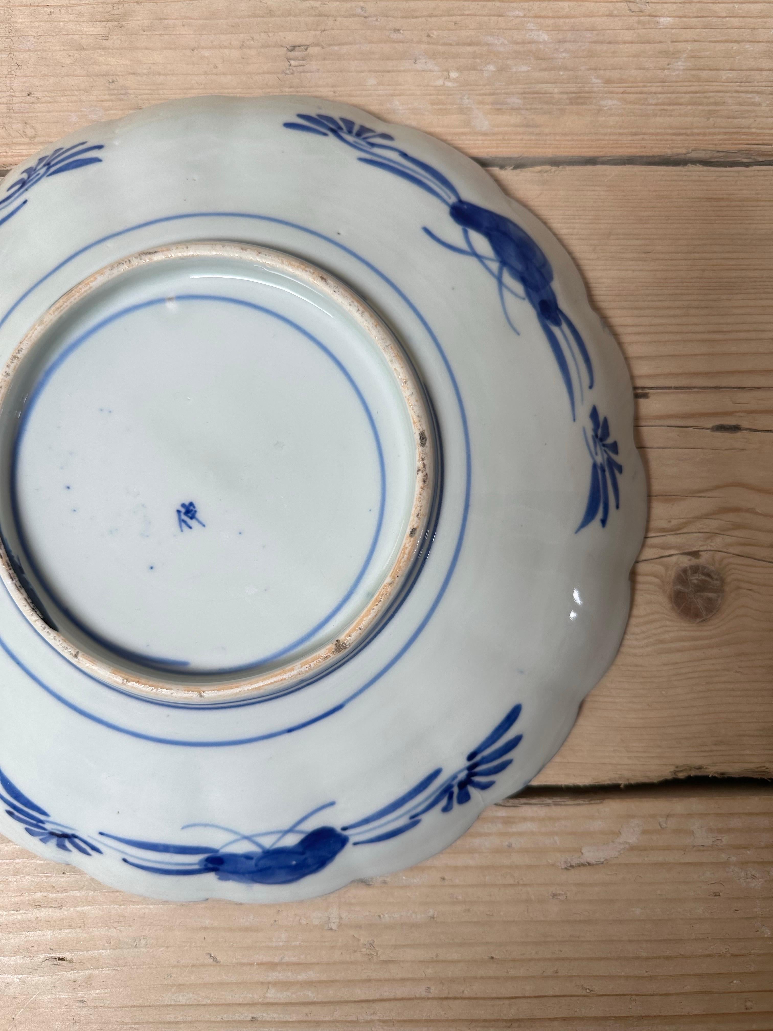 Imari Porcelain Large Plate, Edo Meiji Period, Early 18th Century For Sale 6