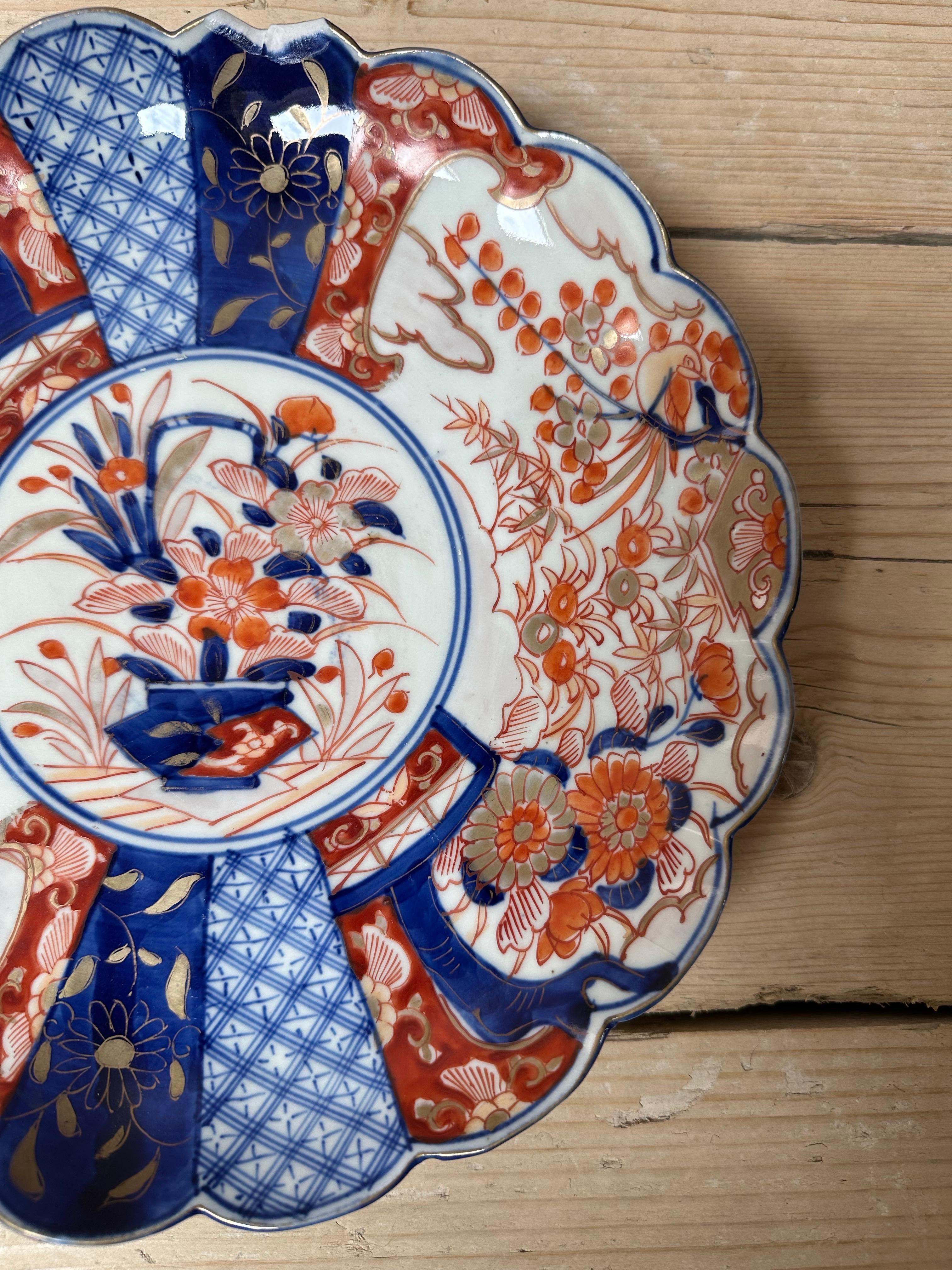 Imari Porcelain Large Plate, Edo Meiji Period, Early 18th Century For Sale 1