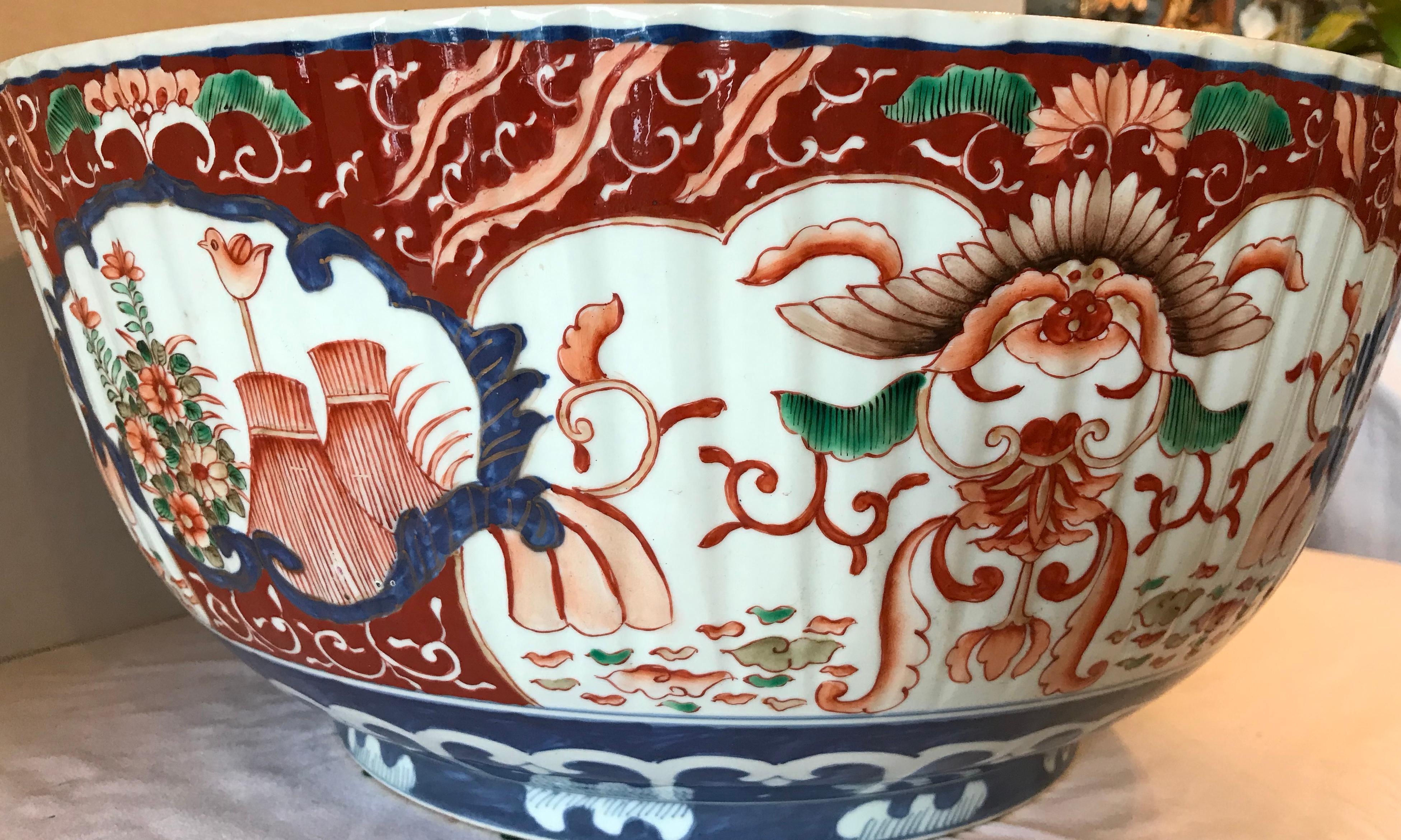 Imari Punch Bowl 3