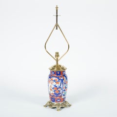 Imari Style Porcelain Vases Converted to Table Lamps