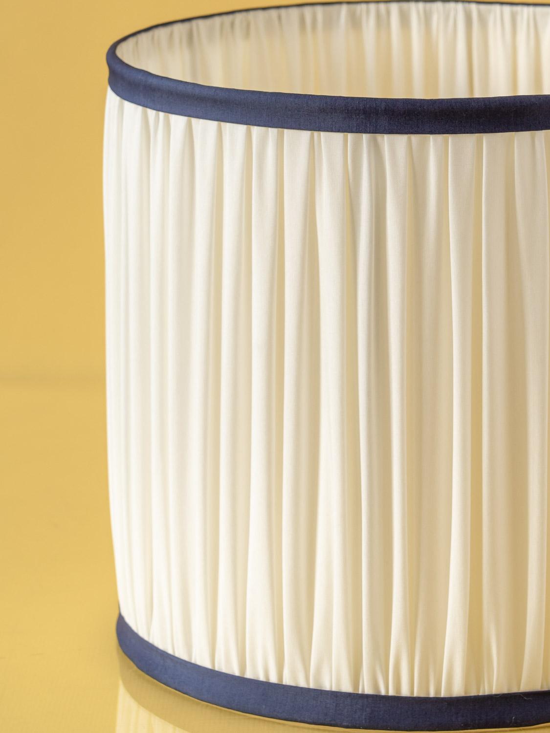 Imari-Style Table Lamps by Jaap Heinen (1980s) with New Pleated Shades, Pair 2
