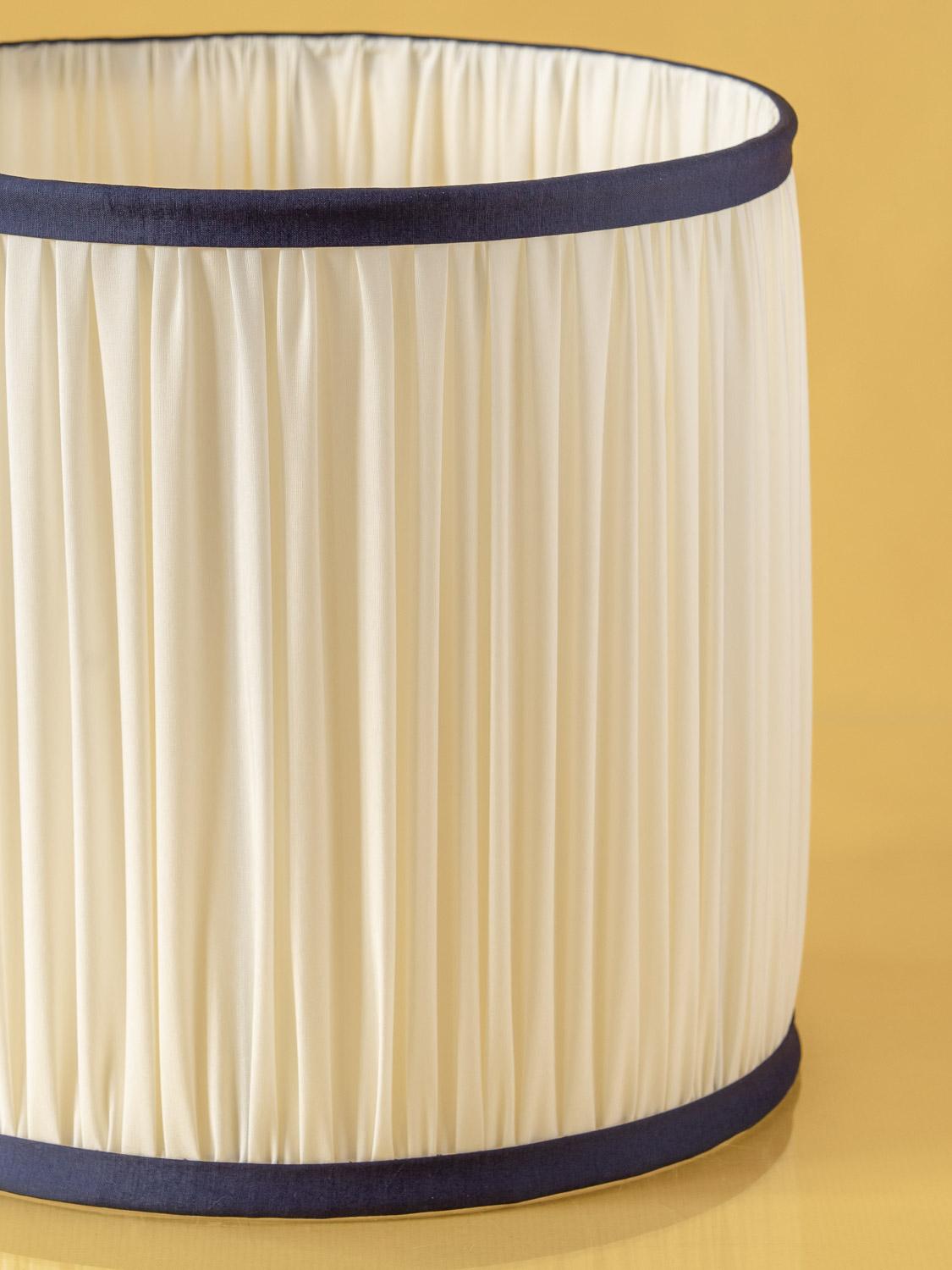 Imari-Style Table Lamps by Jaap Heinen (1980s) with New Pleated Shades, Pair 4