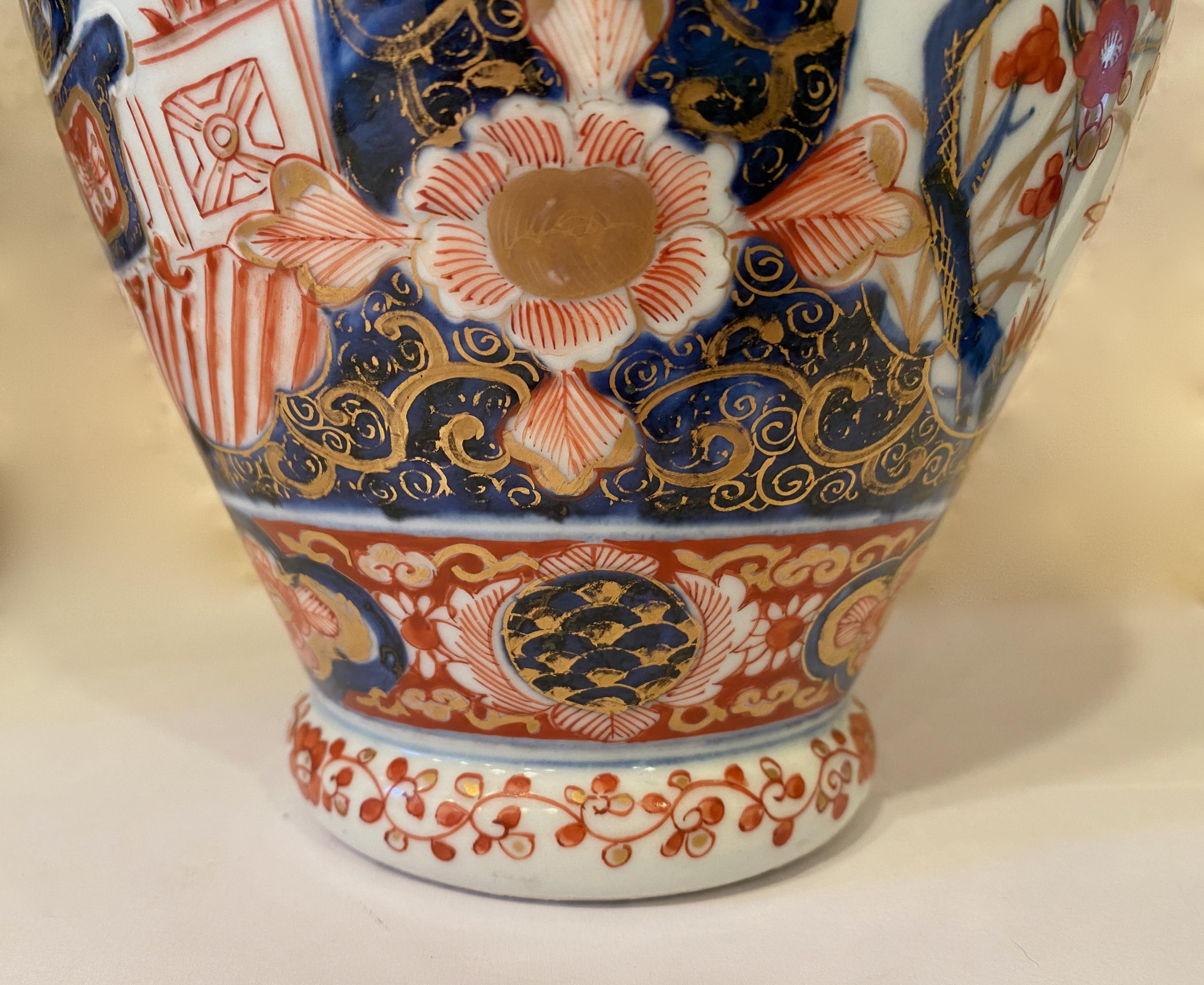 Mid-19th Century Imari Vase For Sale