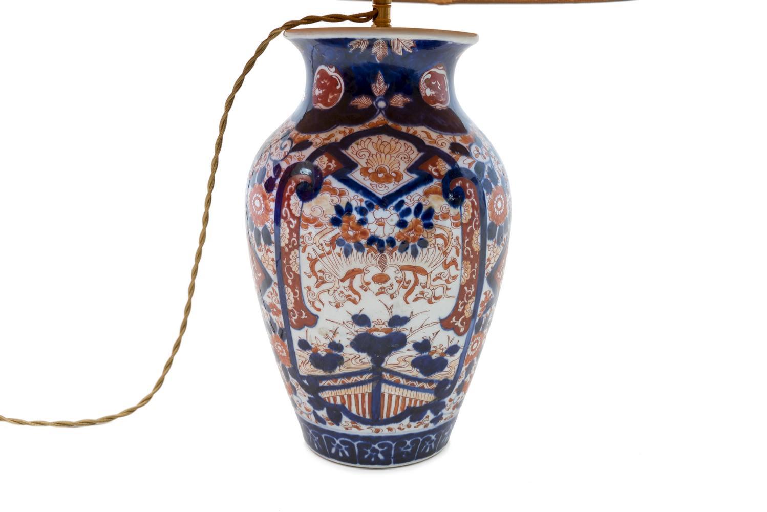 imari vase lamp