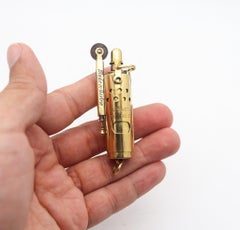 IMCO 1000 Ifa-Storm Julius Meister Thumbwheel Mechanical Lighter Polished Brass