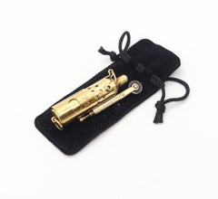IMCO Julius Meister 1000 Ifa Storm Thumbwheel Mechanical Lighter In Solid Brass