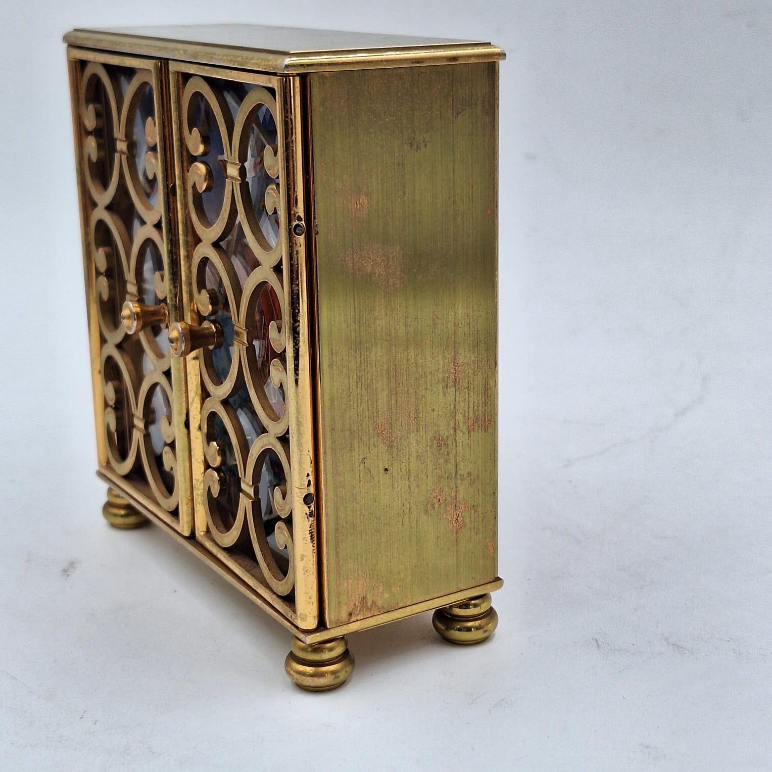 Mid-Century Modern Imhof mid century table clock For Sale