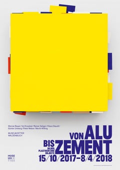 Imi Knoebel, Von Alu Bis Zement  (From Aluminum to Cement) 2017 Poster