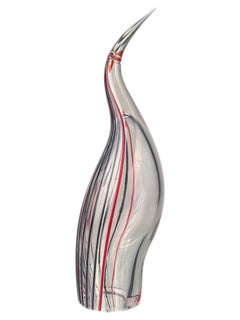 Mid-Century Modern Italian Art Glass Penguin by, Livio Seguso for Oggetti
