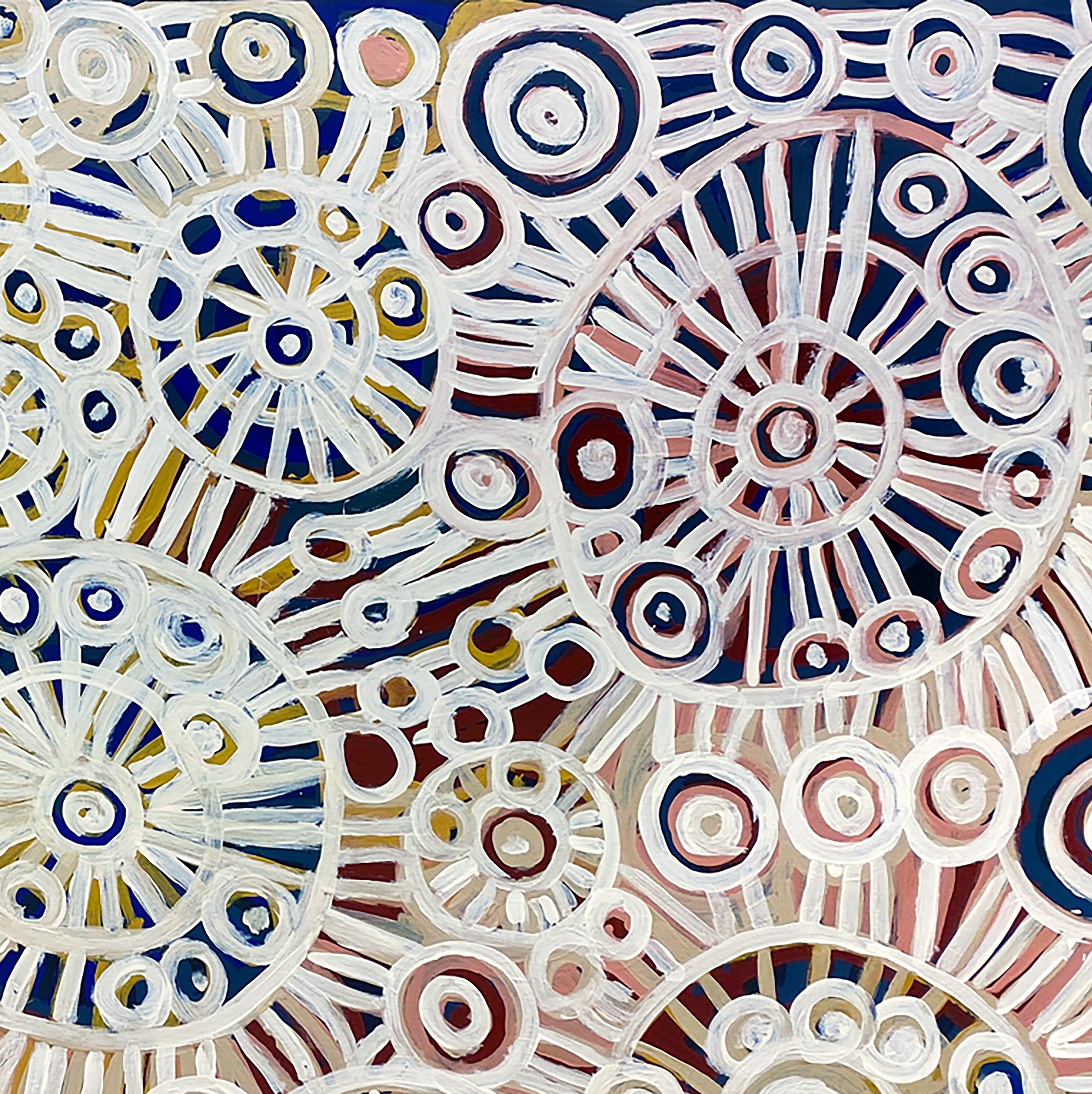 Il paese di mia nonna - Painting Contemporaneo di Imitjala Curley