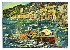 In the Boat - Oil Paint by Immacolata Surace - 2000s