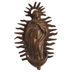 Unbefleckte Empfängnis. Bronze. Spanische Schule, 17. Jahrhundert.