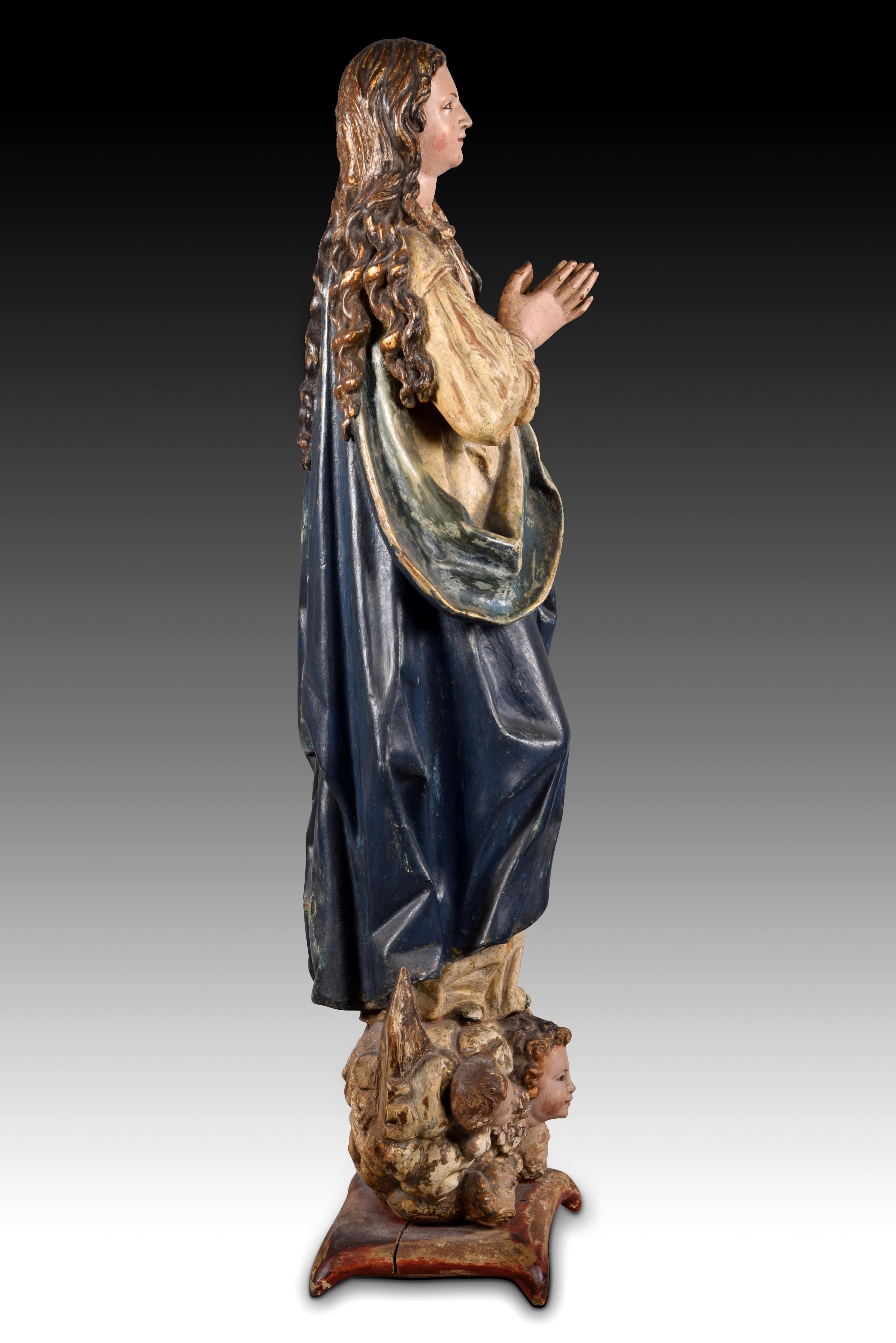 Immaculate Conception, Wood, Spain, 18th Century 2