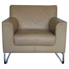 Immaculate Sublime Walter Knoll “Morgan 465” Armchair in Cream Leather 