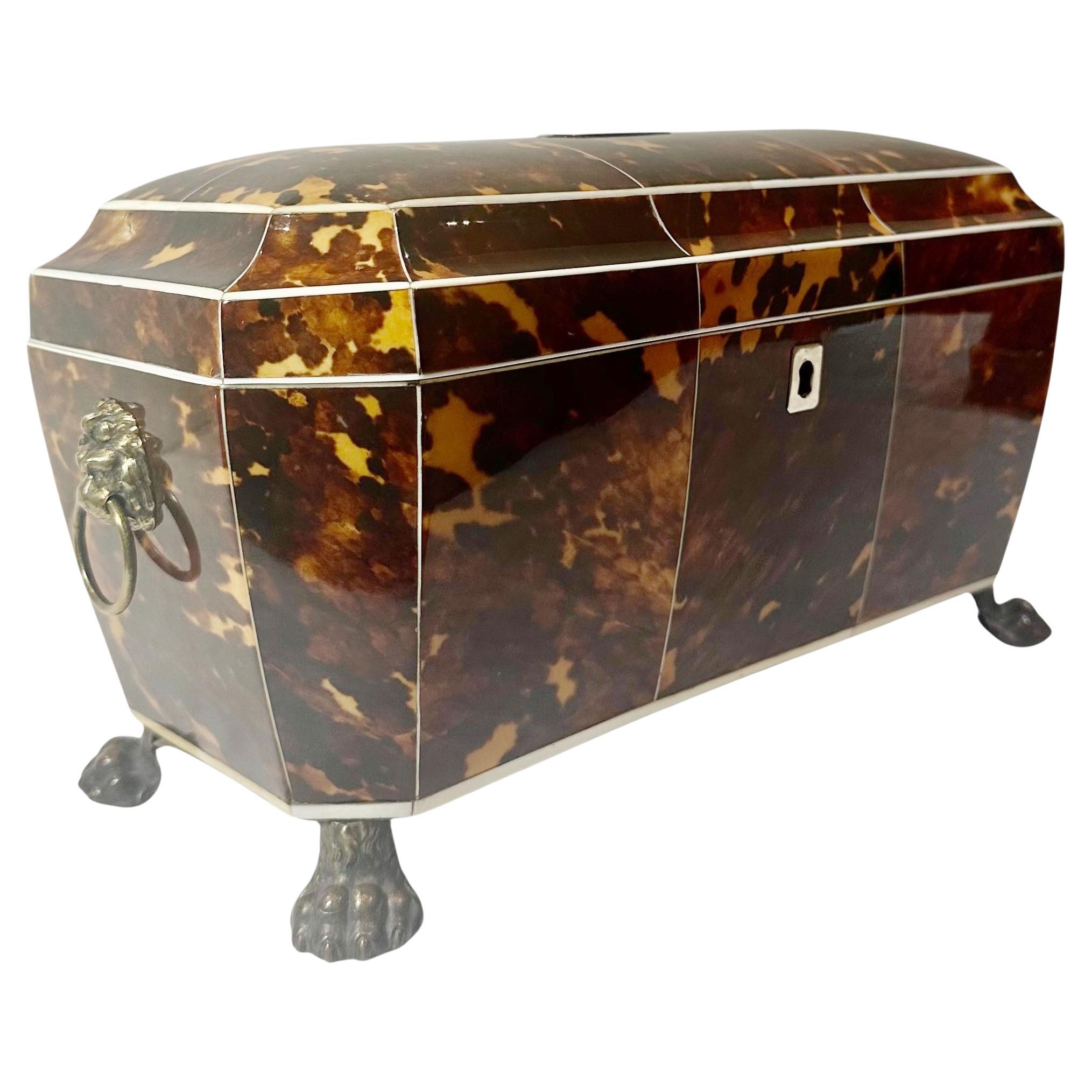 Caja de té de carey Inmaculada