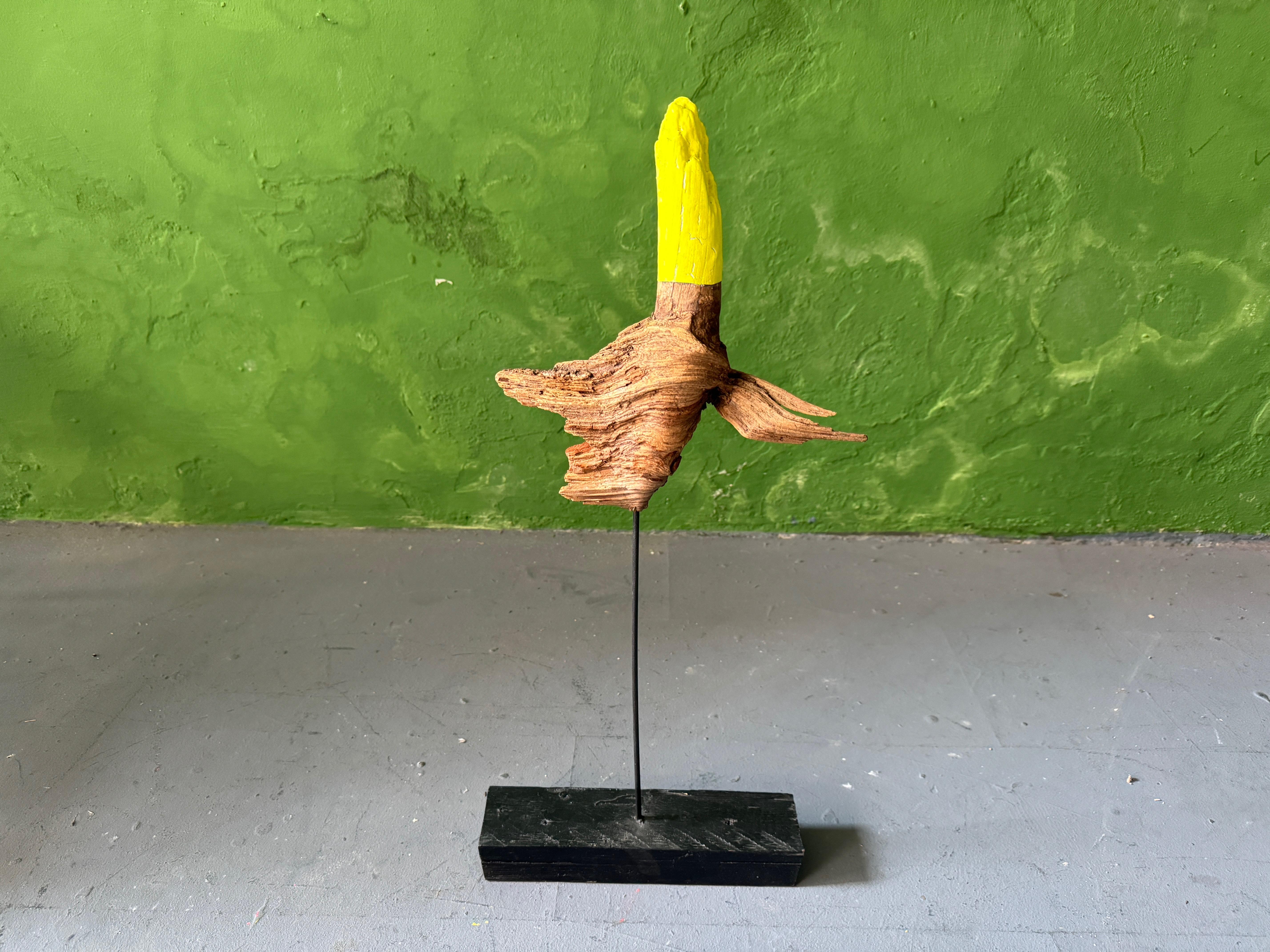 Scultura immatura di Markus Friedrich Staab
Unico nel suo genere
Dimensioni: P 6 x L 23 x H 55 cm.
Materiali: Wood, vernice, acciaio.

Legno di connessione dall'Estonia, barra d'acciaio, base in legno verniciato.

Markus Friedrich Staab
I mobili ci
