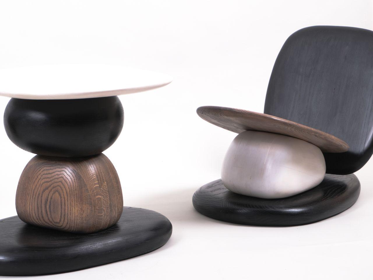 Modern Immersion Side Table For Sale