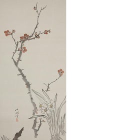 Immortals Nihonga Scene Meiji/Taisho Period Scroll Japan Artist Meiji Period