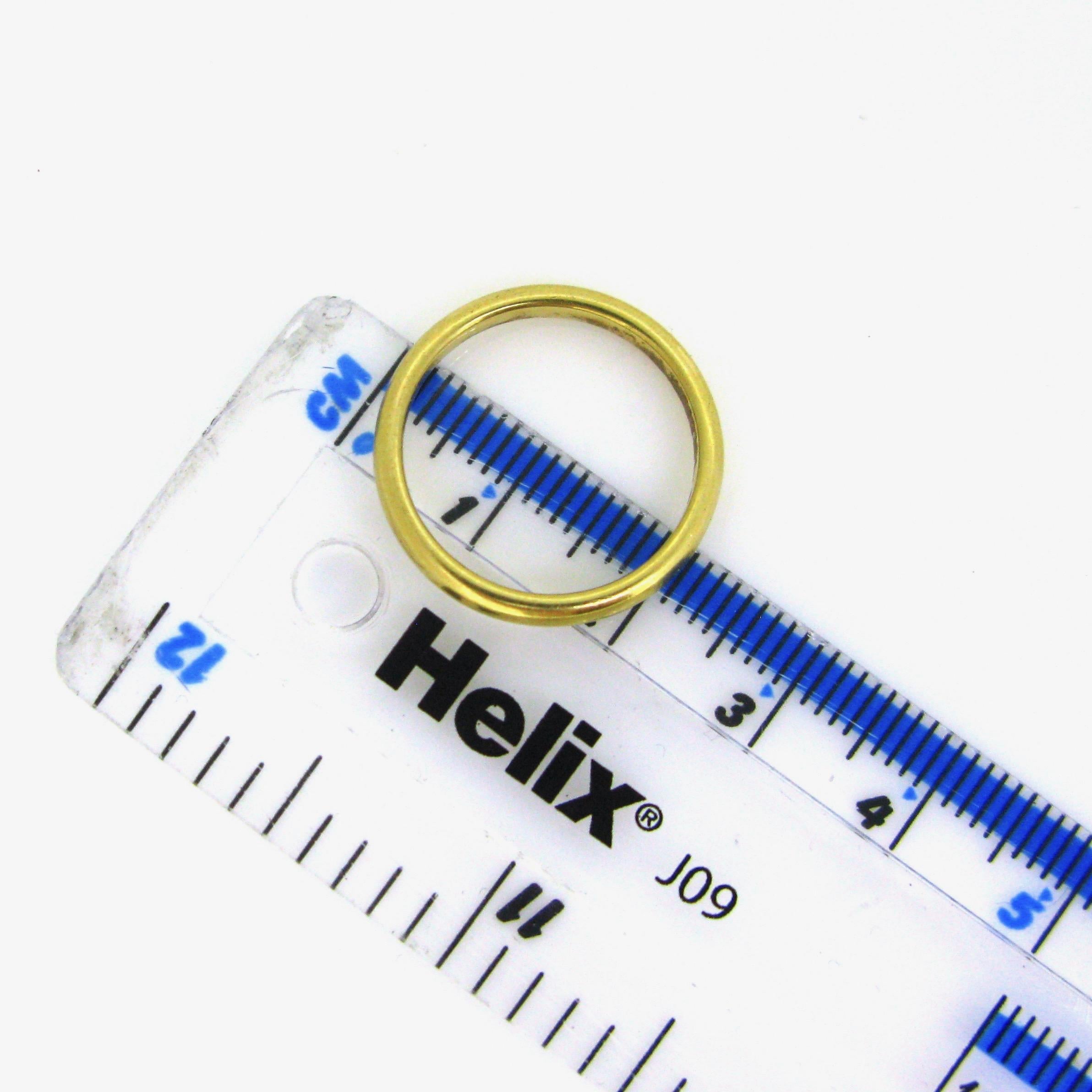 Women's or Men's Immotus Tiffany & Co. Yellow Gold Wedding Band Ring