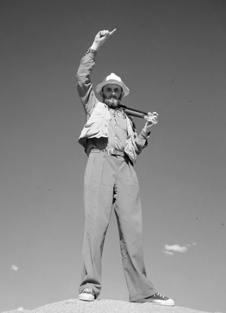 Ansel Adams, Photographer - Gray Portrait Photograph by Imogen Cunningham
