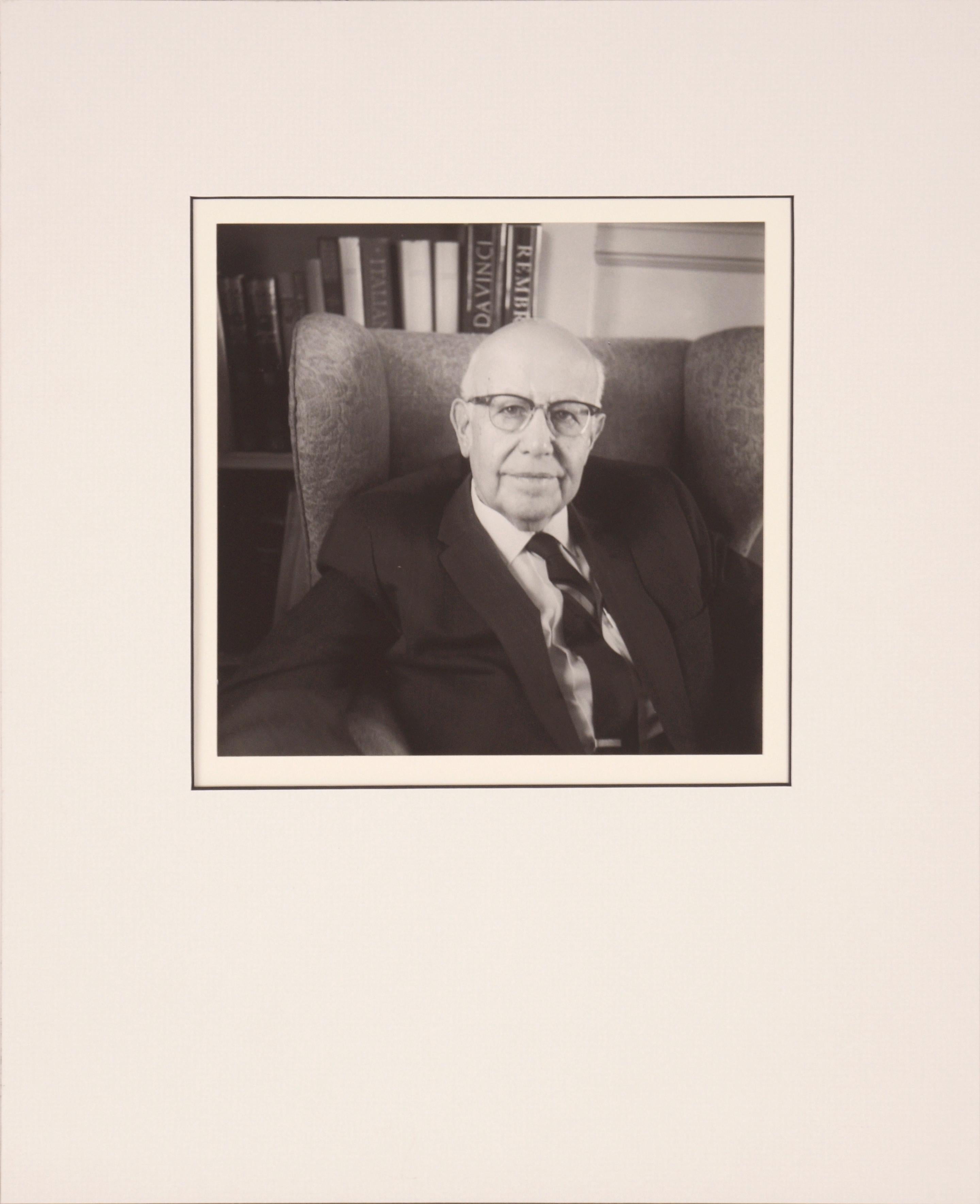 Black and White Portrait of an Elderly Gentleman - Imogen Cunningham