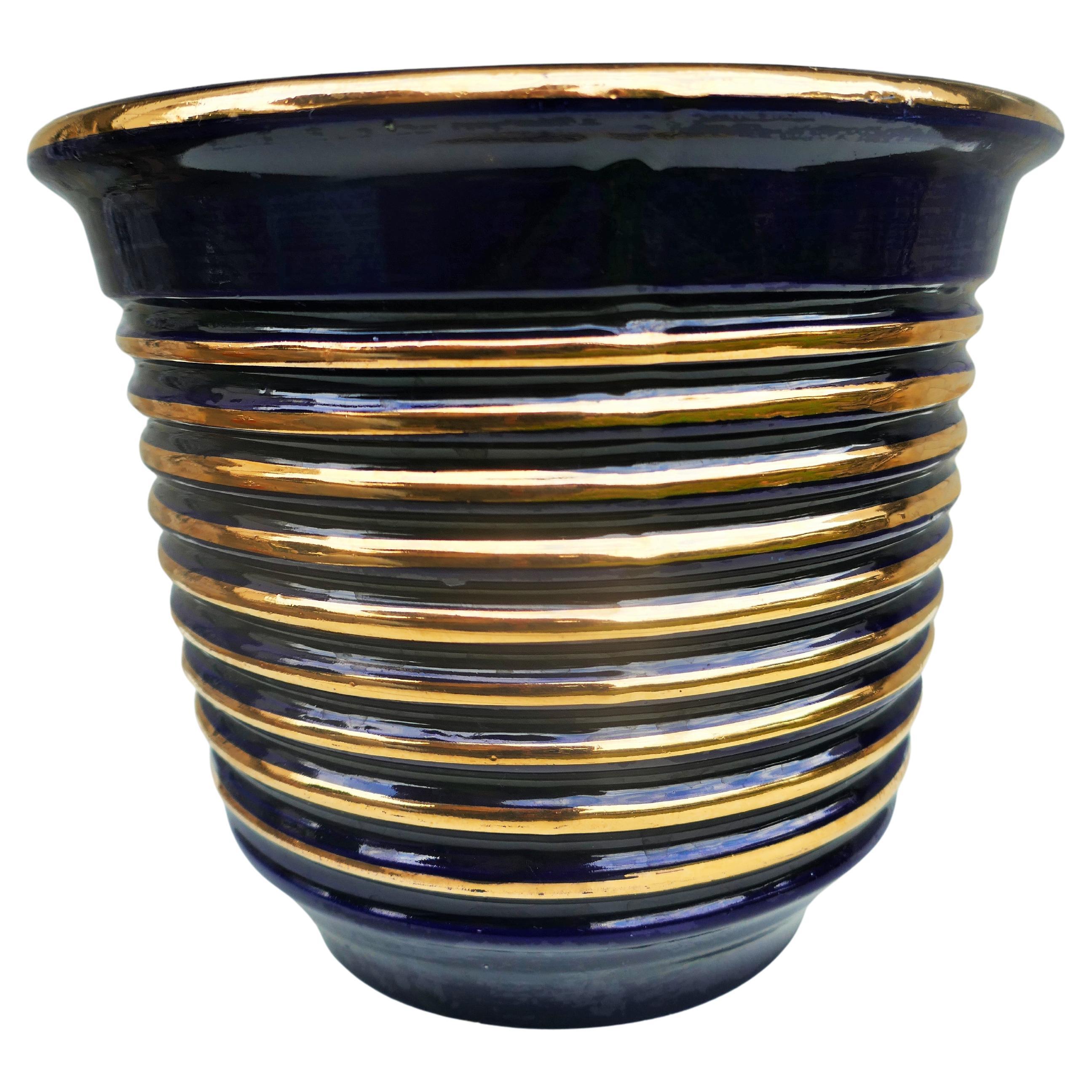 Moderne Cache-pot en céramique Imola en vente