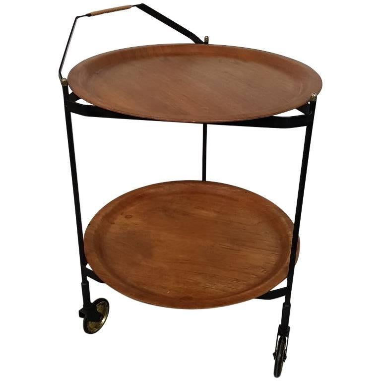 Impala Teak Serving Trolley from Åry Fanérprodukter Nybro, 1950s