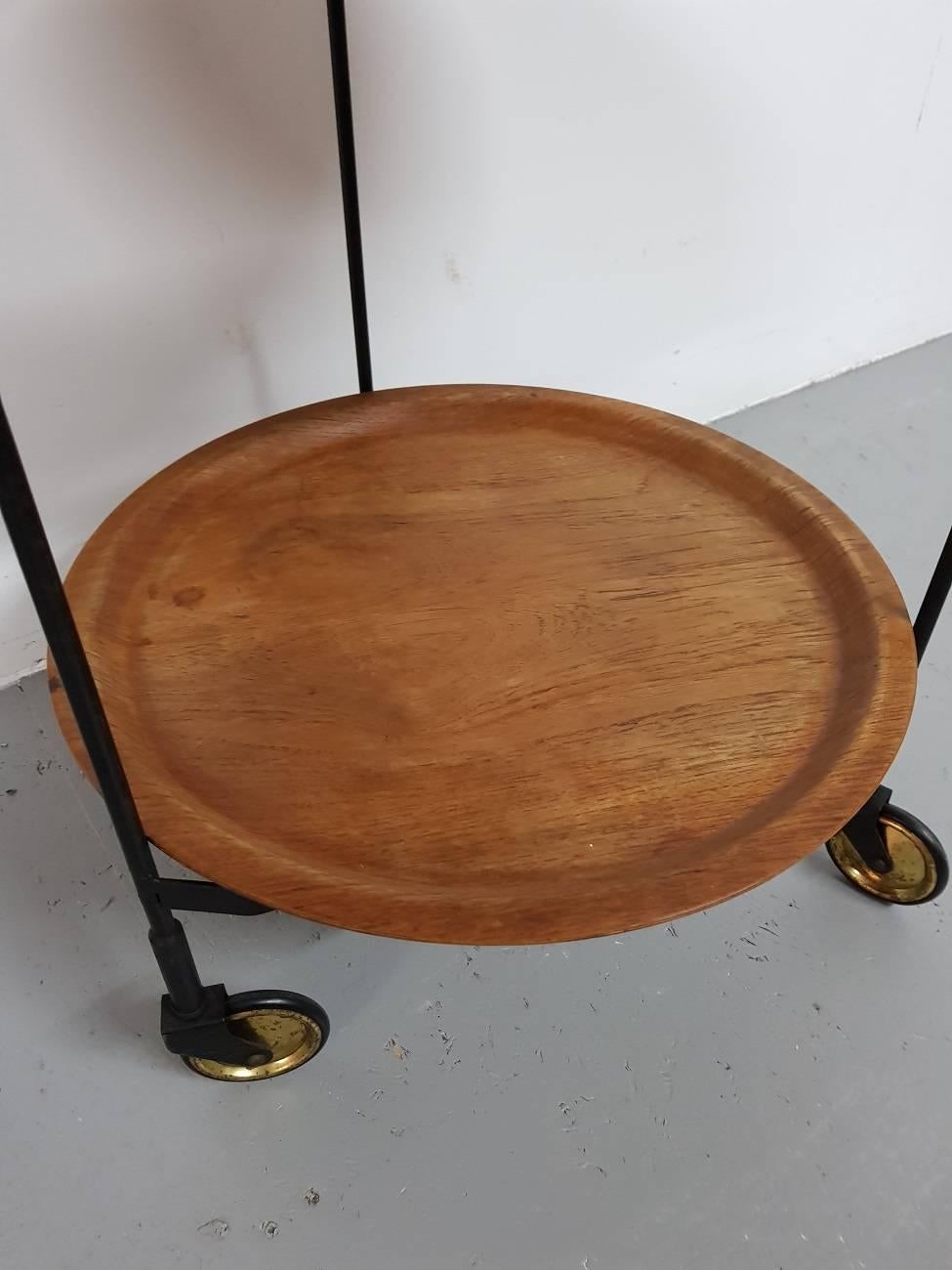 20th Century Impala Teak Serving Trolley from Åry Fanérprodukter Nybro, 1950s