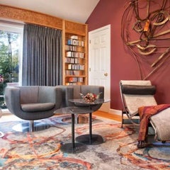 Serapi Rug Gallery’s 8' x 10' Hand-Knotted Wool & Silk Modern Area Rug